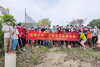 爱树护绿 共建绿色家园——球友会(中国)集团党支部参加大龙街道党委组织